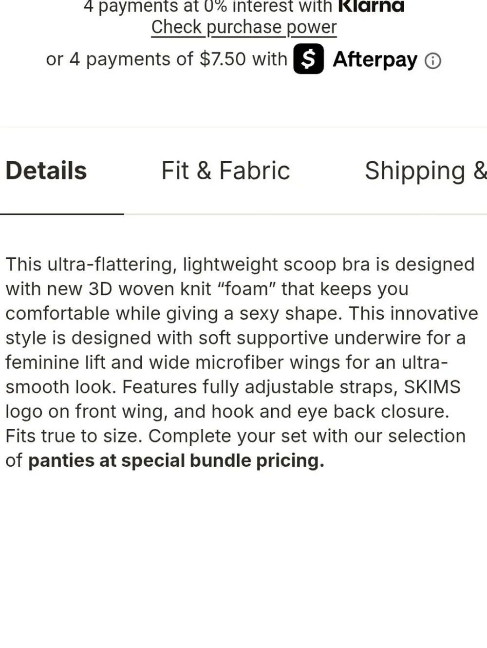 Skims Weightless Scoop Bra - Picture 10 of 10